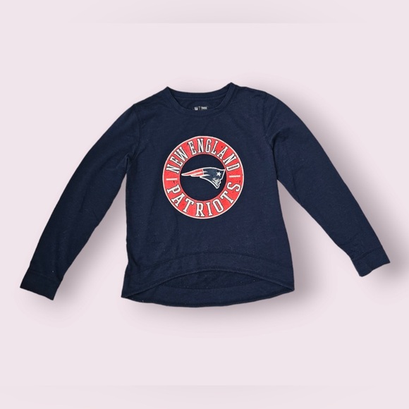 New England Patriots Women’s Sweatshirt Lightweight Size M Blue Pats Sweatshirt - Picture 1 of 7